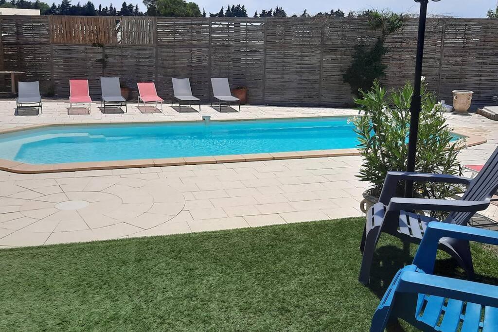 Villa L'Estel En Campagne Avec Piscine Privee Proche Arles Et Avignon Tarascon Dış mekan fotoğraf
